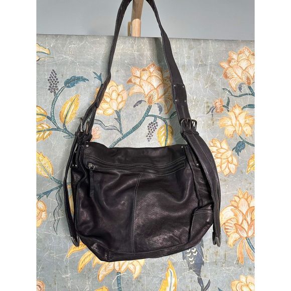 Free People Demi Distressed Messenger Bag - Picture 9 of 11